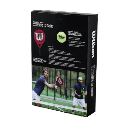Набор для падела WILSON Optix XP Padel KIT, WR202110U2, ракетка + 3мяча, красный за 20&nbsp;362.60 ₽ купить в Оренбурге