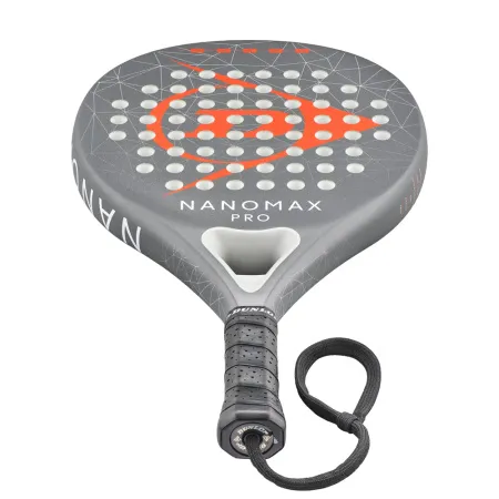 Ракетка для падела Dunlop Nanomax Pro, 10370739, для профессионалов, карбон,серо-оранжевый за 17&nbsp;248.20 ₽ купить в Оренбурге