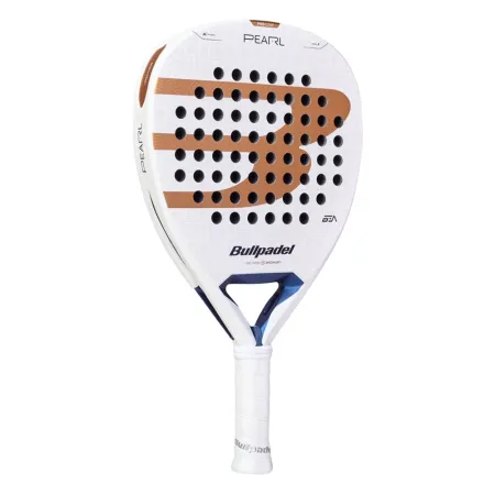 Ракетка для падела BULLPADEL Pearl 27, 497249, для проф-в, стекловолокно,карбон, бело-золотистый за 44&nbsp;319 ₽ купить в Оренбурге