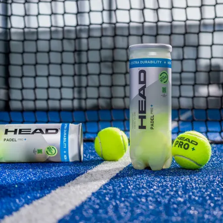 Мяч для падела HEAD Padel Pro+, 540203, уп.3 шт, FIP Approved, войлок,нат.резина,желтый за 933.30 ₽ купить в Оренбурге
