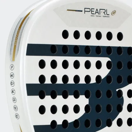 Ракетка для падела BULLPADEL Pearl 26, 493804, для профессионалов, карбон, бело-серый за 35&nbsp;929.50 ₽ купить в Оренбурге