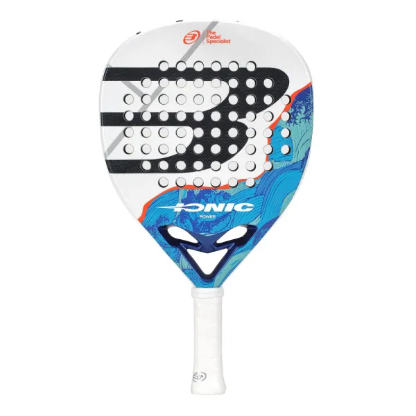 Ракетка для падела BULLPADEL Ionic Power 26, 494411, для продв. игроков, стекловолокно, сине-белый за 28&nbsp;944.20 ₽ в Оренбурге