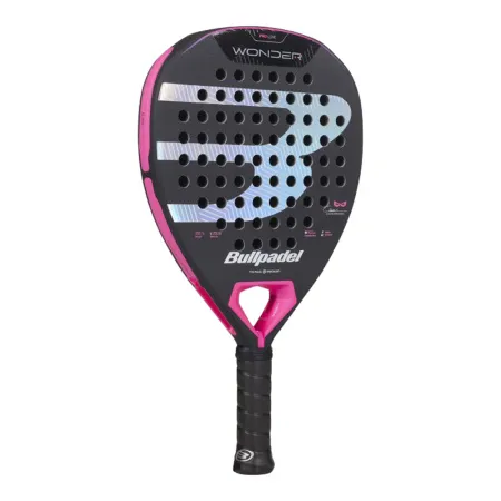 Ракетка для падела BULLPADEL Wonder 27, 497250, для продв.игроков, стекловолокно, карбон, черно-роз за 42&nbsp;969.20 ₽ купить в Оренбурге