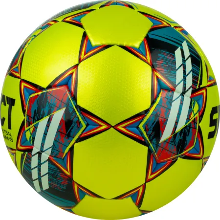 Мяч футзал. SELECT Futsal Mimas, 1053460550, р.4,FIFA Basic, 32 пан, гл.ПУ, руч.сш, жел-сине-красный за 6&nbsp;303.60 ₽ купить в Оренбурге