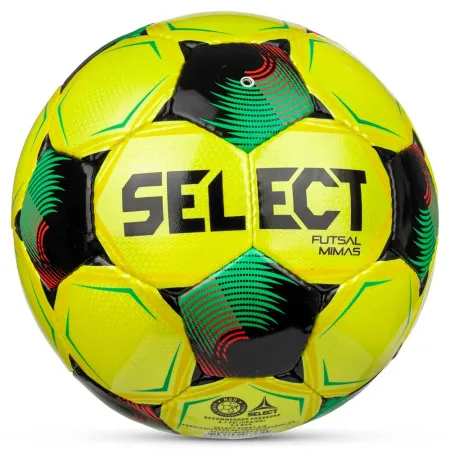 Мяч футзал. SELECT Futsal Mimas V26, 1053471007, р.4,FIFA Basic, 32п, ПУ, руч.сш, желто-зелено-черн. за 6&nbsp;113.20 ₽ купить в Оренбурге