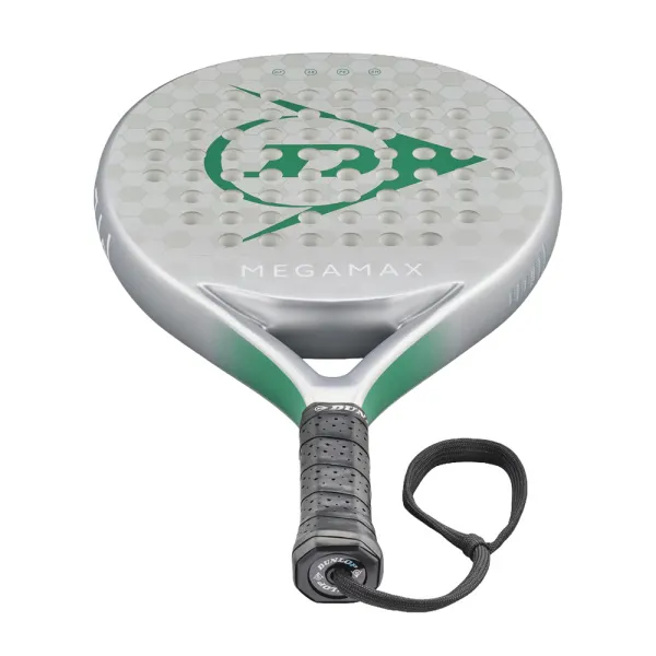 Ракетка для падела Dunlop Megamax Silver, 10370741, для начинающих, графит, серебристый за 11&nbsp;740.20 ₽ в Оренбурге