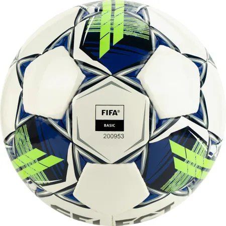 Мяч футзал. SELECT Futsal Master Shiny V22, 1043460004, р.4, Basic,32п, гл.ПУ, руч.сш,бел-син-зел за 7&nbsp;539.50 ₽ купить в Оренбурге