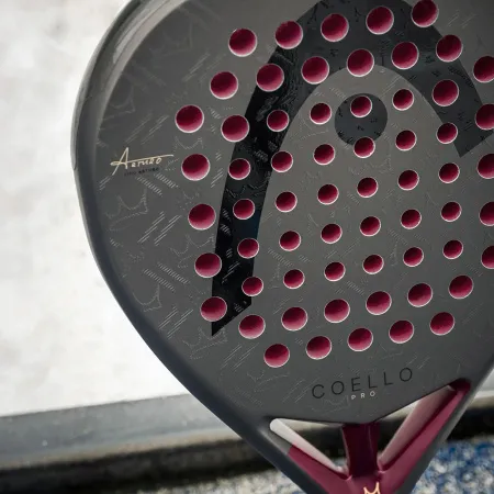 Ракетка для падела HEAD Coello Pro 2026, 225036, для профессионалов, карбон, коричнево-бордовый за 33&nbsp;619.20 ₽ купить в Оренбурге