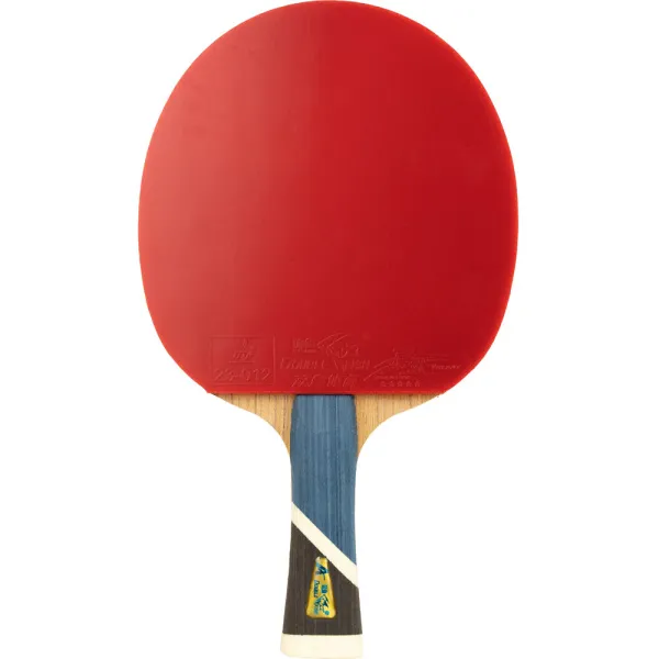 Ракетка для н/т DOUBLE FISH 5A+C, для продвин, ITTF Appr, накл. 2,1 мм, конич. ручка+ 2 мяча V40+мм за 2&nbsp;779.50 ₽ в Оренбурге