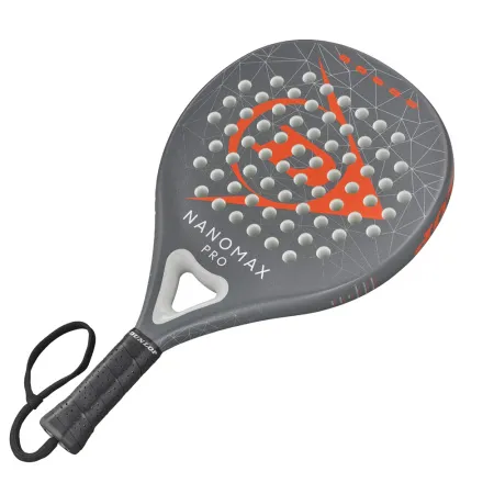 Ракетка для падела Dunlop Nanomax Pro, 10370739, для профессионалов, карбон,серо-оранжевый за 17&nbsp;248.20 ₽ купить в Оренбурге