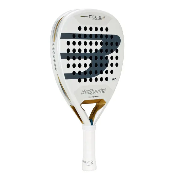 Ракетка для падела BULLPADEL Pearl 26, 493804, для профессионалов, карбон, бело-серый за 35&nbsp;929.50 ₽ в Оренбурге