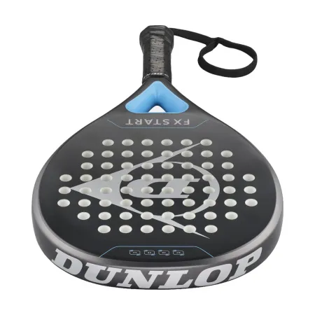 Ракетка для падела Dunlop FX Start, 10370737, для начинающих, гибрид, графит, черно-синий за 13&nbsp;175 ₽ купить в Оренбурге