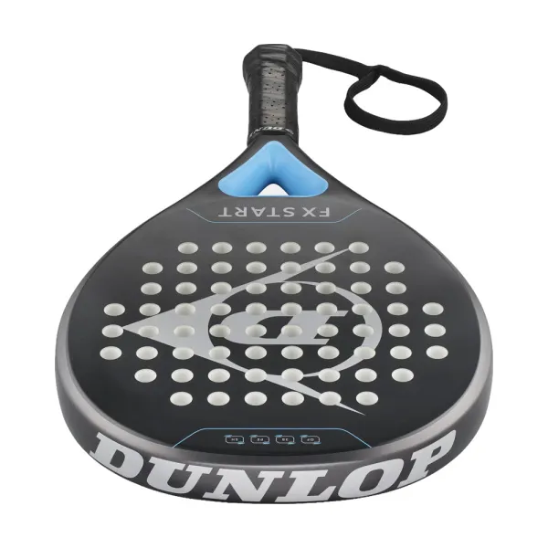 Ракетка для падела Dunlop FX Start, 10370737, для начинающих, гибрид, графит, черно-синий за 13&nbsp;175 ₽ в Оренбурге