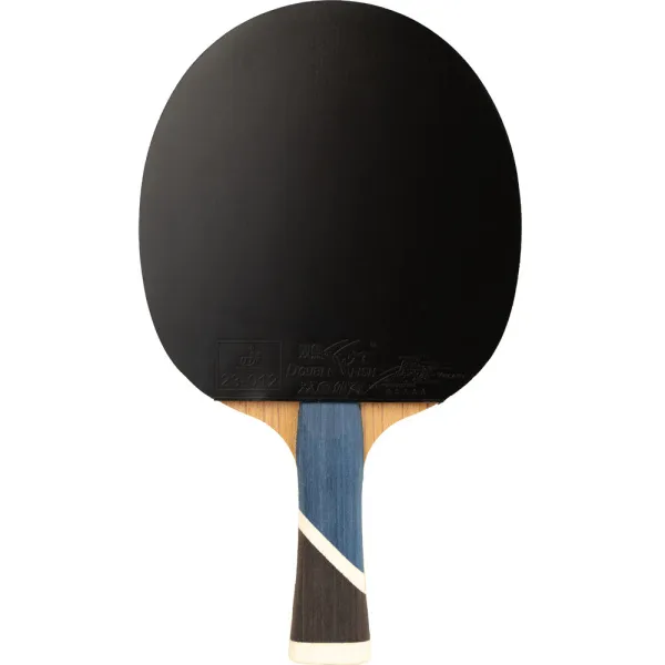 Ракетка для н/т DOUBLE FISH 5A+C, для продвин, ITTF Appr, накл. 2,1 мм, конич. ручка+ 2 мяча V40+мм за 2&nbsp;779.50 ₽ в Оренбурге