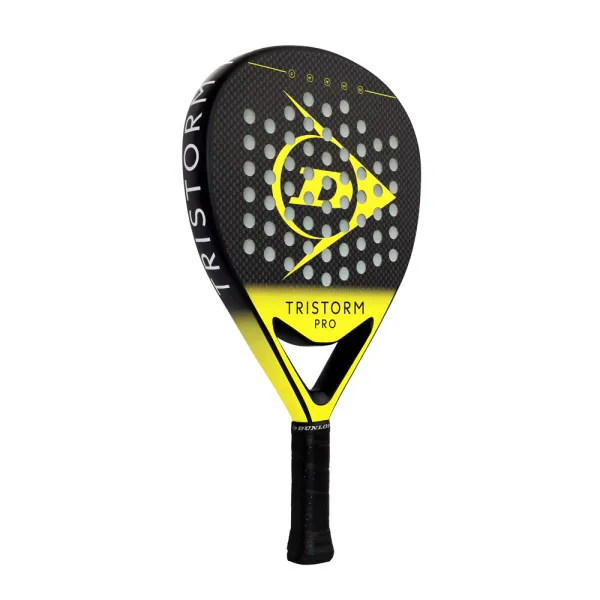 Ракетка для падела Dunlop Tristorm Pro, 10359946, для опытных игроков, графит, черно-желтый за 19&nbsp;643.50 ₽ в Оренбурге