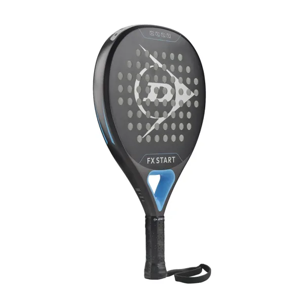 Ракетка для падела Dunlop FX Start, 10370737, для начинающих, гибрид, графит, черно-синий за 13&nbsp;175 ₽ в Оренбурге