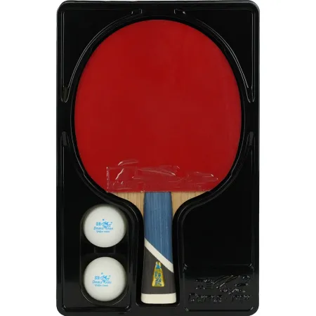 Ракетка для н/т DOUBLE FISH 5A+C, для продвин, ITTF Appr, накл. 2,1 мм, конич. ручка+ 2 мяча V40+мм за 2&nbsp;779.50 ₽ купить в Оренбурге