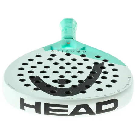 Ракетка для падела HEAD Gravity Motion, 224014, для продвинутых игроков, карбон, бело-бирюзовый за 23&nbsp;604.50 ₽ купить в Оренбурге