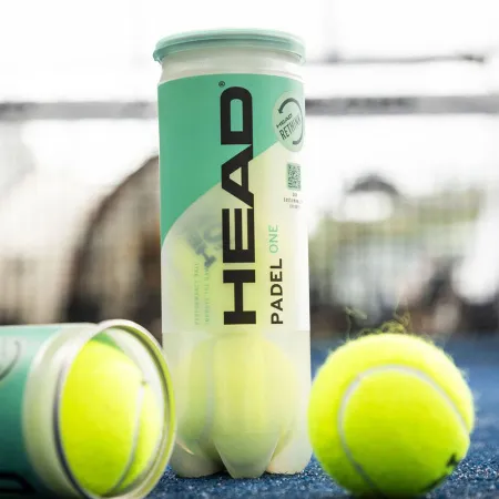 Мяч для падела HEAD Padel One S, 575383, уп.3 шт, FIP Approved, войлок,нат.резина,желтый за 933.30 ₽ купить в Оренбурге