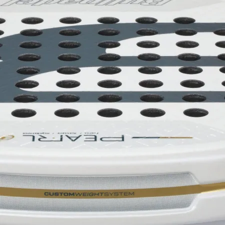 Ракетка для падела BULLPADEL Pearl 26, 493804, для профессионалов, карбон, бело-серый за 35&nbsp;929.50 ₽ купить в Оренбурге