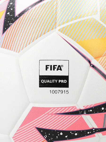 Мяч футзал PUMA Futsal 1, 08376301, р.4, FIFA Quality Pro, 32пан, ПУ, терм.сш, бело-розовый за 6&nbsp;502.50 ₽ в Оренбурге