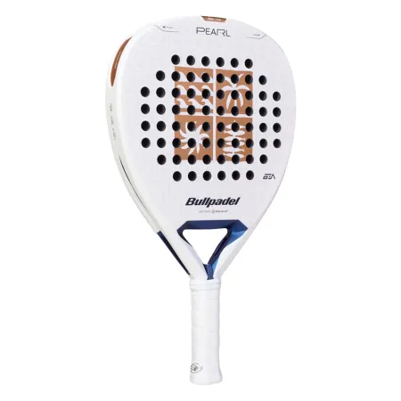 Ракетка для падела BULLPADEL Pearl 27, 497249, для проф-в, стекловолокно,карбон, бело-золотистый за 44&nbsp;319 ₽ купить в Оренбурге