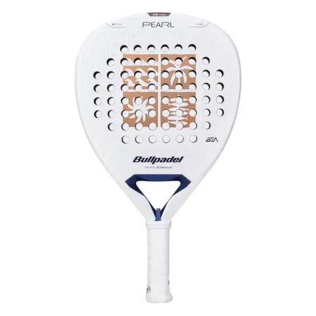Ракетка для падела BULLPADEL Pearl 27, 497249, для проф-в, стекловолокно,карбон, бело-золотистый за 44&nbsp;319 ₽ купить в Оренбурге