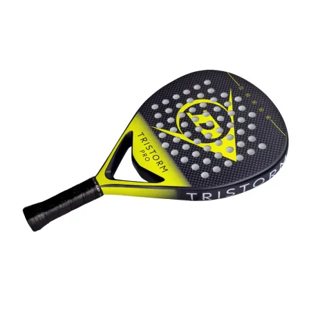 Ракетка для падела Dunlop Tristorm Pro, 10359946, для опытных игроков, графит, черно-желтый за 19&nbsp;643.50 ₽ купить в Оренбурге