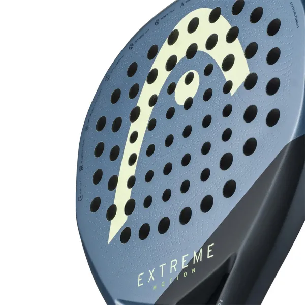 Ракетка для падела HEAD Extreme Motion, 223135, для профессионалов, углеродное волокно, темно-синий за 26&nbsp;894 ₽ в Оренбурге