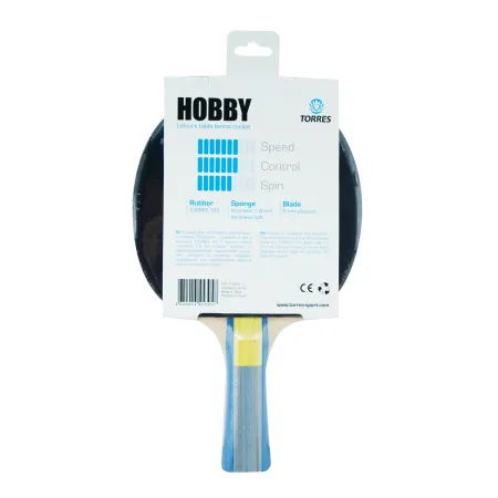 Ракетка для н/т TORRES Hobby, TT0003, для любителей, накладка 1,8 мм, конич. ручка за 875.50 ₽ купить в Оренбурге