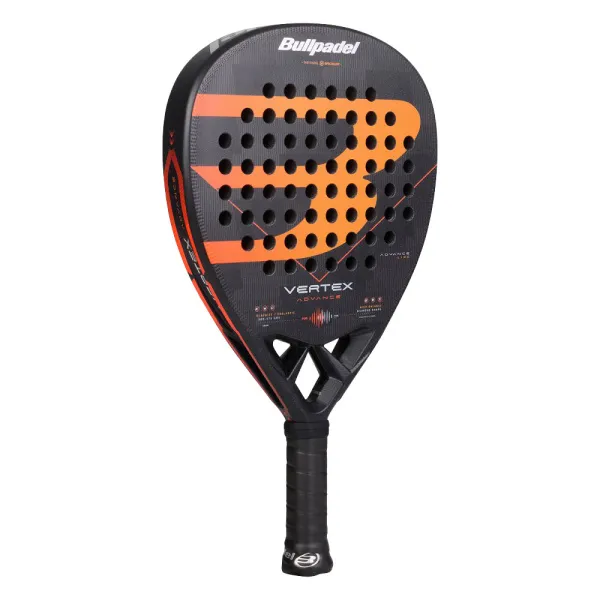 Ракетка для падела BULLPADEL Vertex Advance, 494414, для проф. и любителей, карбон, черно-оранжевый за 21&nbsp;559.40 ₽ в Оренбурге