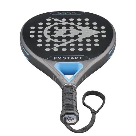 Ракетка для падела Dunlop FX Start, 10370737, для начинающих, гибрид, графит, черно-синий за 13&nbsp;175 ₽ купить в Оренбурге