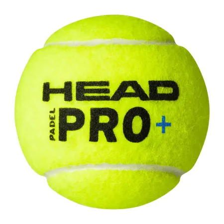 Мяч для падела HEAD Padel Pro+, 540203, уп.3 шт, FIP Approved, войлок,нат.резина,желтый за 933.30 ₽ купить в Оренбурге