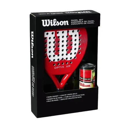 Набор для падела WILSON Optix XP Padel KIT, WR202110U2, ракетка + 3мяча, красный за 20&nbsp;362.60 ₽ купить в Оренбурге